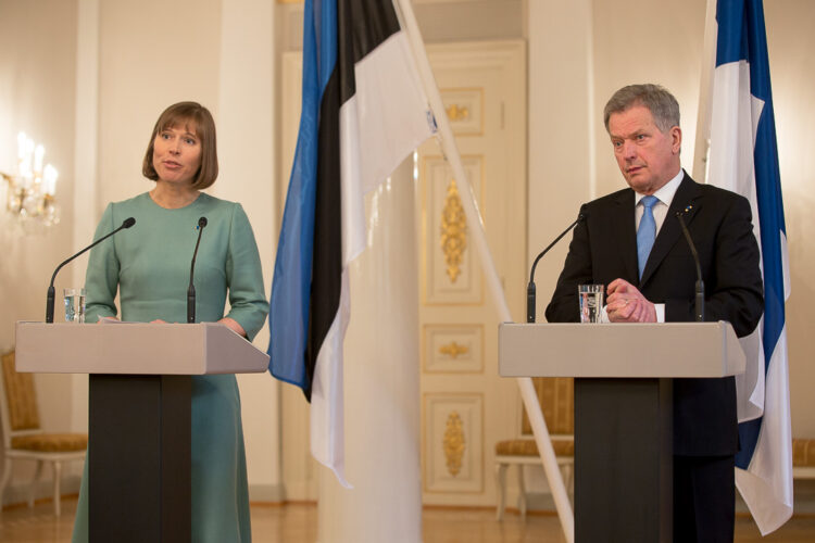 State visit of President of Estonia Kersti Kaljulaid on 7–8 March 2017. Photo: Juhani Kandell/Office of the President of the Republic of Finland 