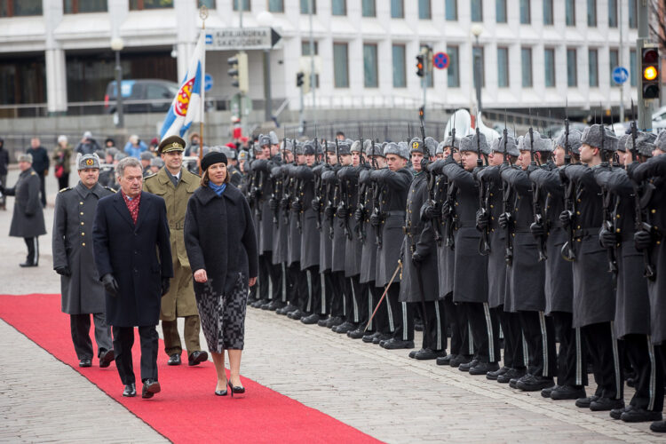 State visit of President of Estonia Kersti Kaljulaid on 7–8 March 2017. Photo: Juhani Kandell/Office of the President of the Republic of Finland 