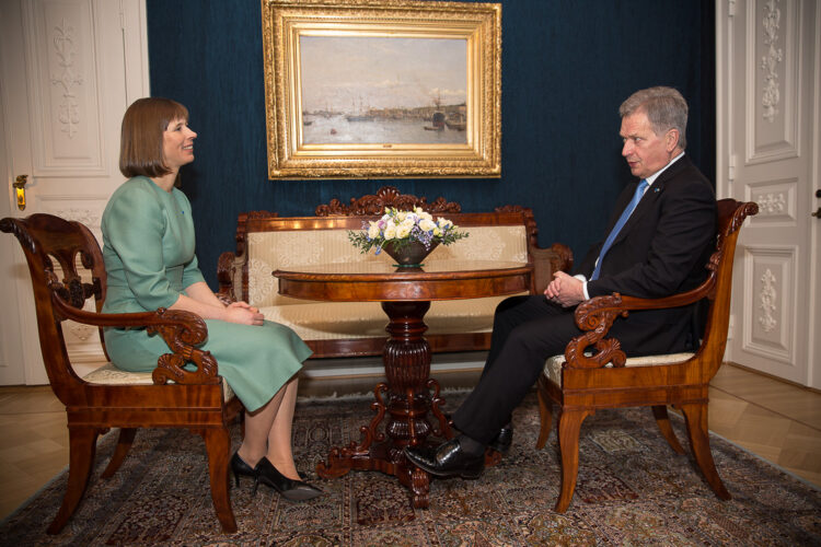 State visit of President of Estonia Kersti Kaljulaid on 7–8 March 2017. Photo: Juhani Kandell/Office of the President of the Republic of Finland 