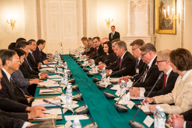 State visit of President of China Xi Jinping and Mrs Peng Liyuan to Finland on 4-6 April 2017. Photo: Juhani Kandell/Office of the President of the Republic of Finland