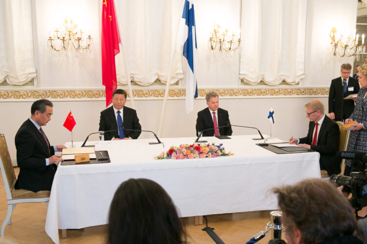 Statsbesök av Kinas president Xi Jinping och fru Peng Liyuan den 4-6 april 2017. Foto: Republikens presidents kansli 