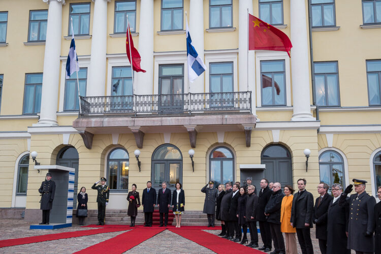 State visit of President of China Xi Jinping and Mrs Peng Liyuan to Finland on 4-6 April 2017. Photo: Juhani Kandell/Office of the President of the Republic of Finland