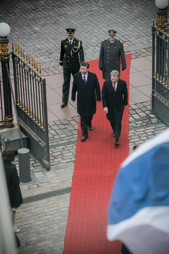 Statsbesök av Kinas president Xi Jinping och fru Peng Liyuan den 4-6 april 2017. Foto: Republikens presidents kansli 