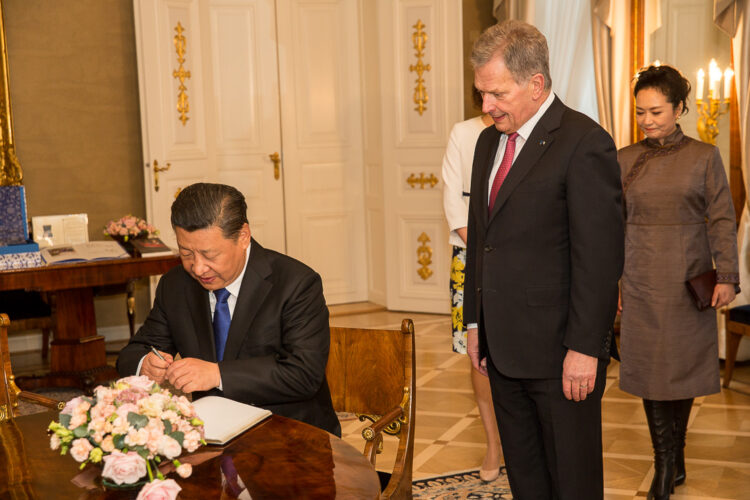 Statsbesök av Kinas president Xi Jinping och fru Peng Liyuan den 4-6 april 2017. Foto: Republikens presidents kansli 