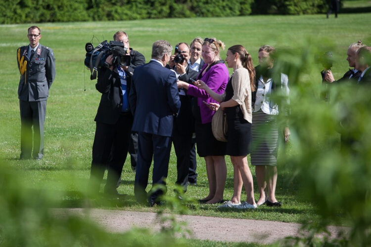 Diskussionerna  på Gullranda den 19-20 juni 2016. Foto: Republikens presidents kansli  