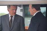  Presidentti Niinistö tapasi Ruotsin pääministerin Stefan Löfvenin Kultarannassa 19. kesäkuuta 2016. Kuva: Juhani Kandell/Tasavallan presidentin kanslia 