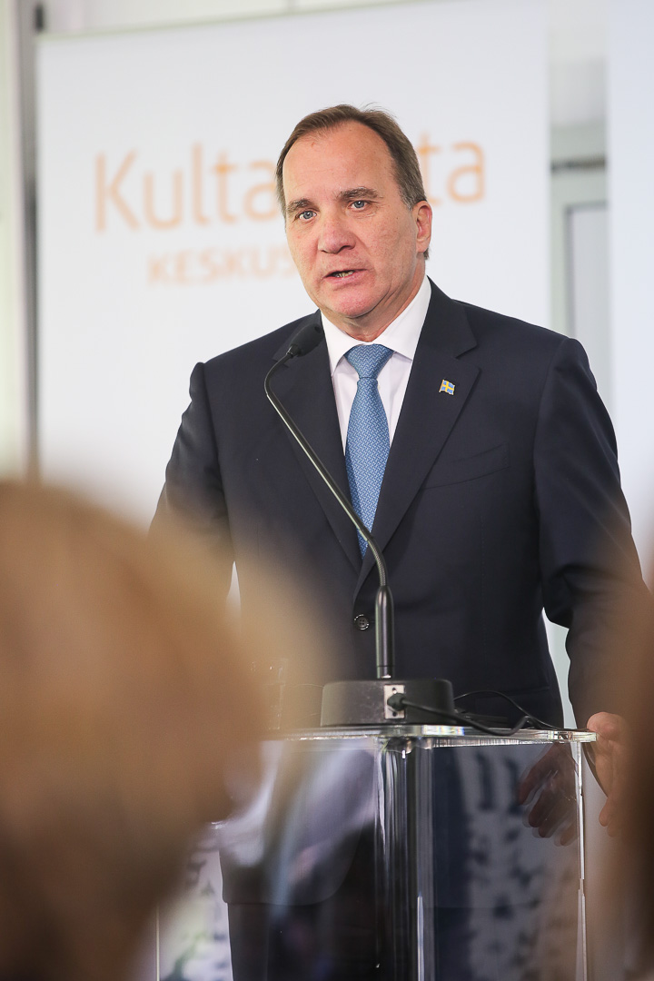  Presidentti Niinistön ja Ruotsin pääministeri Stefan Löfvenin tiedotustilaisuus Kultarannassa 19. kesäkuuta 2016. Kuva: Juhani Kandell/Tasavallan presidentin kanslia 