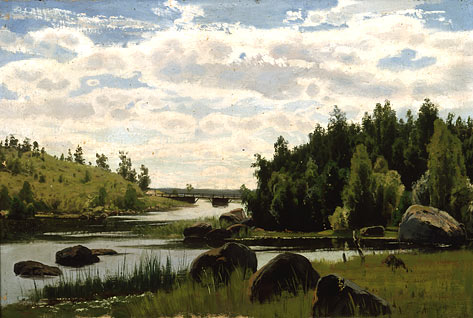 Churberg, Fanny: Kesän vehreyttä. Copyright © Kuvataiteen keskusarkisto