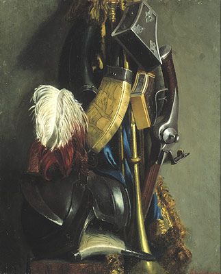 Jansson, Karl Emmanuel: Metsästysasetelma. Copyright © Kuvataiteen keskusarkisto
