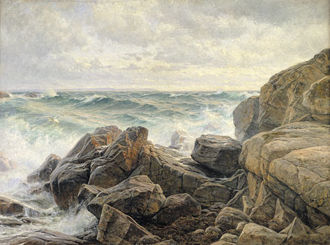 Lindholm, Berndt: Kattegat Myrskyssä. Copyright © Kuvataiteen keskusarkisto
