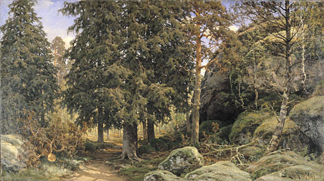Lindholm, Berndt: Metsän sisusta. Copyright © Kuvataiteen keskusarkisto