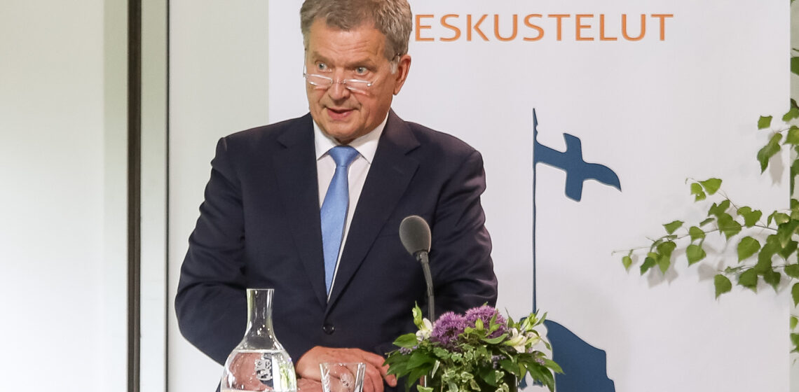 President Niinistö öppnade Gullrandadiskussionerna 2018. Foto: Matti Porre/Republikens presidents kansli