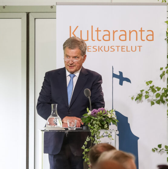 President Niinistö öppnade Gullrandadiskussionerna 2018. Foto: Matti Porre/Republikens presidents kansli