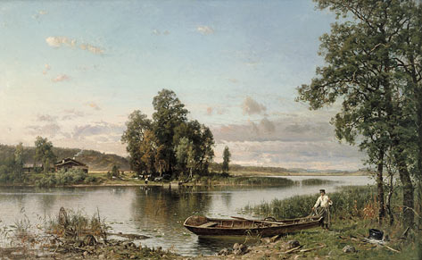 Munsterhjelm, Hjalmar: Hämäläinen järvimaisema. Copyright © Kuvataiteen keskusarkisto