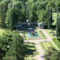 Villa Kultarannasta avautuu upea näköala alas puistoon. Copyright © Tasavallan presidentin kanslia