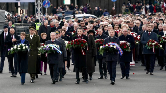 President Niinistö attended official celebrations marking the 100th anniversary of the proclamation of Latvian independence on 18 November 2018 in Riga. 