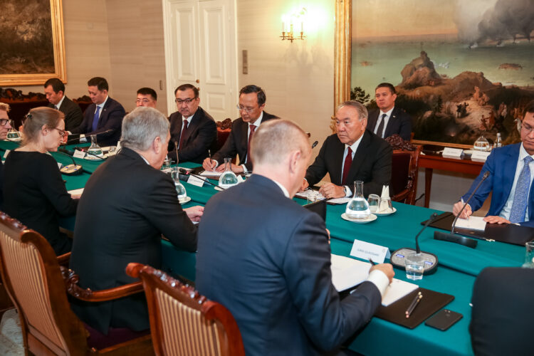 Officielt besök av Kazakstans president Nursultan Nazarbajev den 17. oktober 2018. Foto: Juhani Kandell/Republikens presidents kansli
