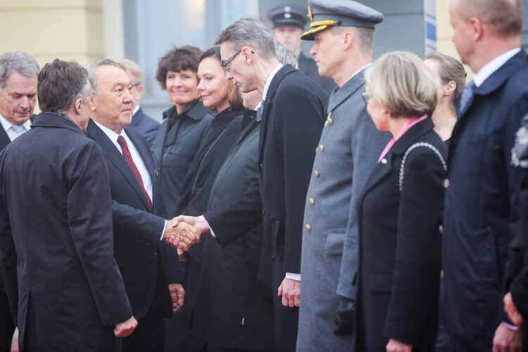 Kazakstanin presidentti Nursultan Nazarbajevin virallinen vierailu 17.10.2018. Kuva: Juhani Kandell/Tasavallan presidentin kanslia
