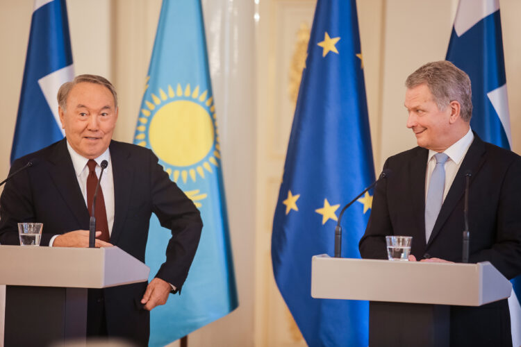 Officielt besök av Kazakstans president Nursultan Nazarbajev den 17. oktober 2018. Foto: Juhani Kandell/Republikens presidents kansli
