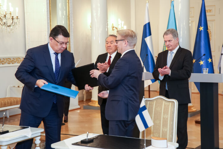 Officielt besök av Kazakstans president Nursultan Nazarbajev den 17. oktober 2018. Foto: Juhani Kandell/Republikens presidents kansli
