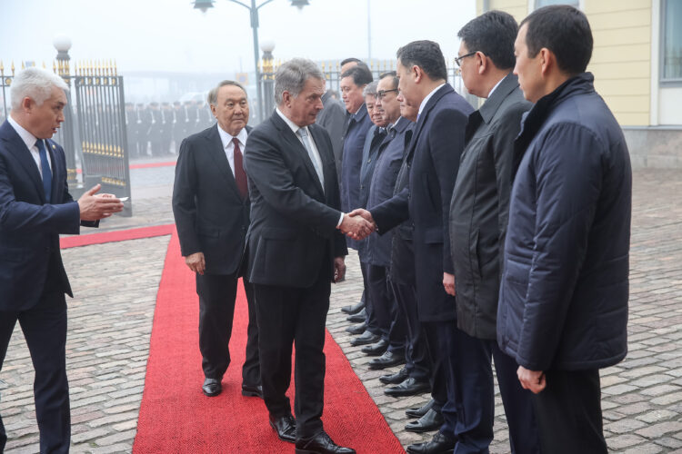 Officielt besök av Kazakstans president Nursultan Nazarbajev den 17. oktober 2018. Foto: Juhani Kandell/Republikens presidents kansli
