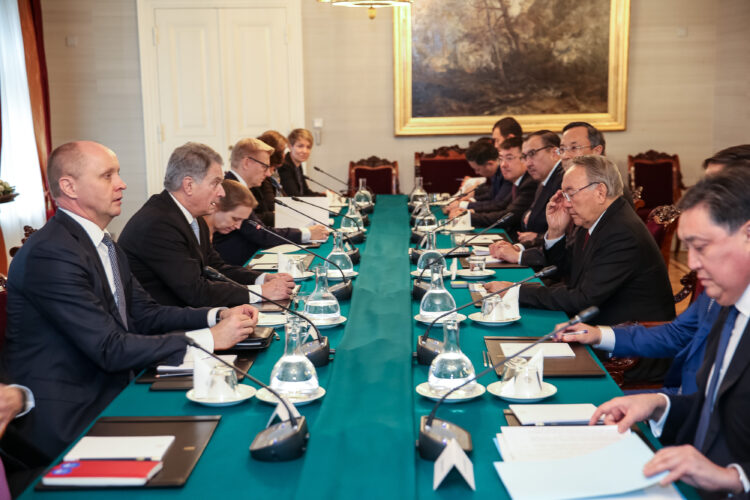 Officielt besök av Kazakstans president Nursultan Nazarbajev den 17. oktober 2018. Foto: Juhani Kandell/Republikens presidents kansli
