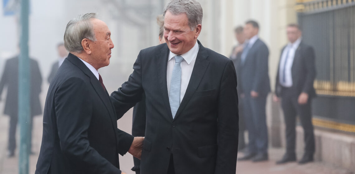 Officielt besök av Kazakstans president Nursultan Nazarbajev den 17. oktober 2018. Foto: Juhani Kandell/Republikens presidents kansli

