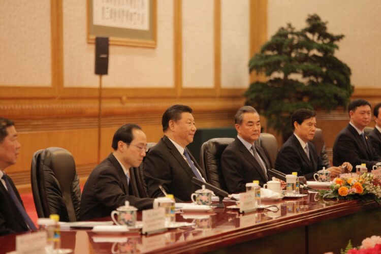 Official discussions between the presidents at the Great Hall of the People. Photo: Matti Porre/Office of the Republic of Finland