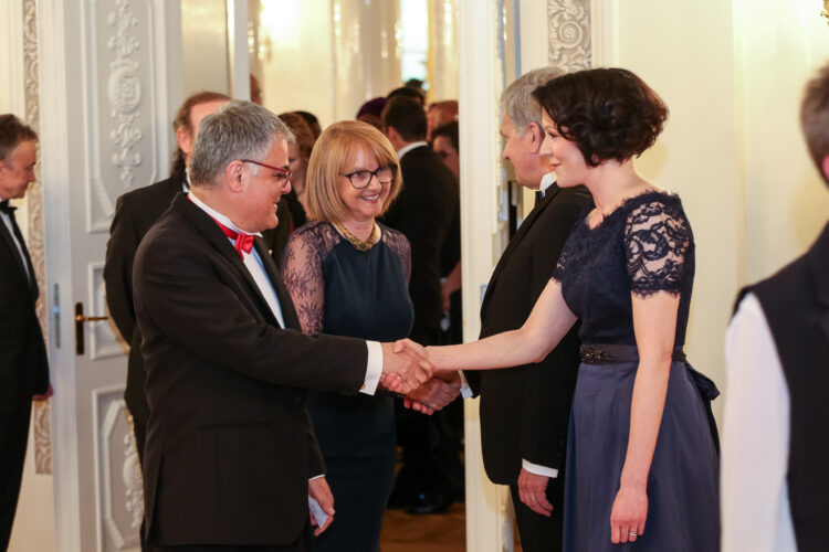 Middagen för den diplomatiska kåren i Presidentens slott den 2 maj 2019. Foto: Matti Porre/Republikens presidents kansli
