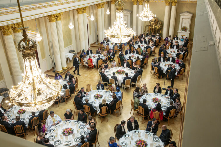 Middagen för den diplomatiska kåren i Presidentens slott den 2 maj 2019. Photo: Juhani Kandell/Office of the President of the Republic of Finland