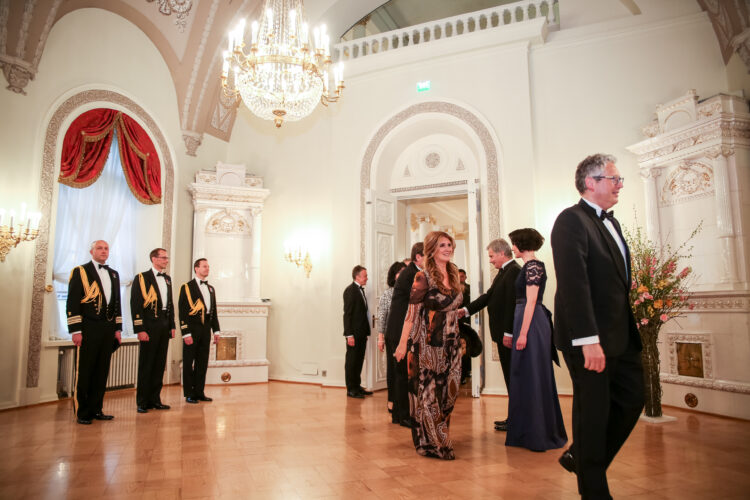Middagen för den diplomatiska kåren i Presidentens slott den 2 maj 2019. Foto: Matti Porre/Republikens presidents kansli

