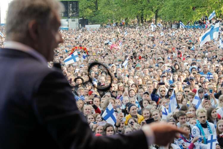 Leijonien kultajuhlat Kaisaniemessä 27.5.2019. Kuva: Matti Porre/Tasavallan presidentin kanslia