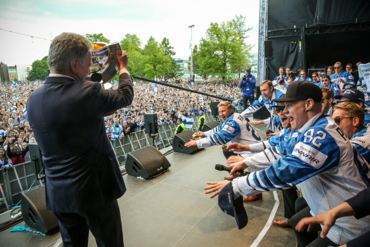 Leijonien kultajuhlat Kaisaniemessä 27.5.2019. Kuva: Matti Porre/Tasavallan presidentin kanslia