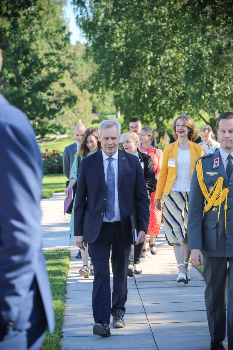 Kultaranta-keskustelujen avauspäivä sunnuntaina 16. kesäkuuta 2016. 
Kuva: Juhani Kandell/Tasavallan presidentin kanslia