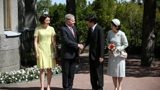 Their Imperial Highnesses Crown Prince Akishino and Crown Princess Kiko of Japan visited Finland on 2–5 July 2019. Photo: Matti Porre/Office of the President of the Republic of Finland