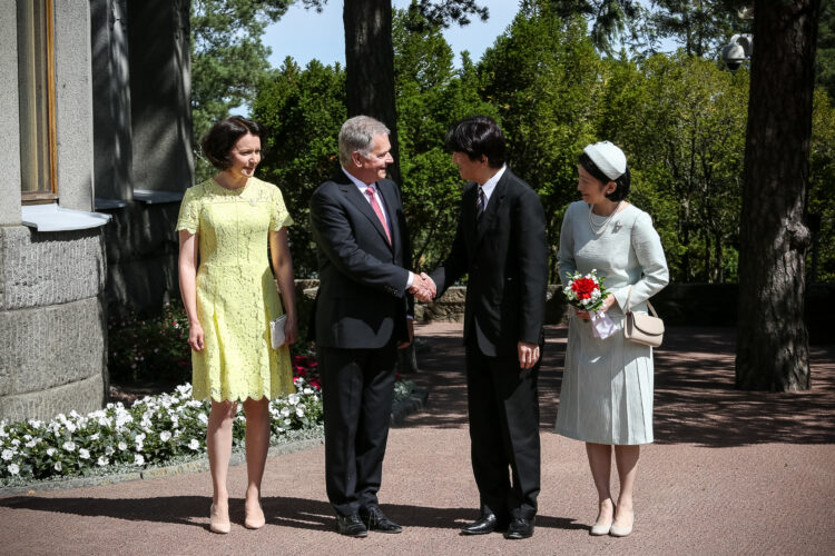 Their Imperial Highnesses Crown Prince Akishino and Crown Princess Kiko of Japan visited Finland on 2–5 July 2019. Photo: Matti Porre/Office of the President of the Republic of Finland