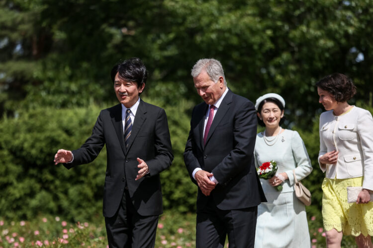 Their Imperial Highnesses Crown Prince Akishino and Crown Princess Kiko of Japan visited Finland on 2–5 July 2019. Photo: Matti Porre/Office of the President of the Republic of Finland