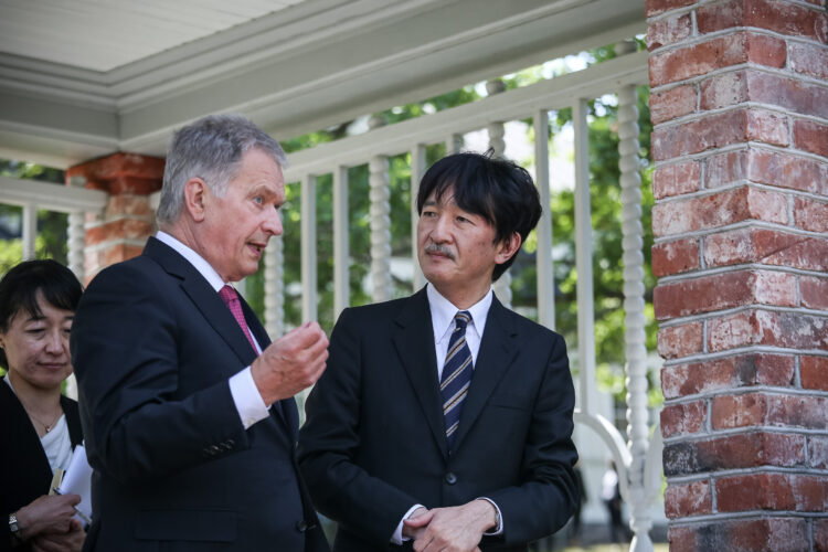 Their Imperial Highnesses Crown Prince Akishino and Crown Princess Kiko of Japan visited Finland on 2–5 July 2019. Photo: Matti Porre/Office of the President of the Republic of Finland