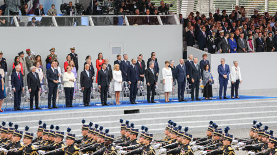 President of the Republic of Finland participates in the celebration of the French National Day or Bastille Day in Paris on 14 July 2019. His visit is hosted by President of France Emmanuel Macron. Photo: Riikka Hietajärvi/Office of the President of the Republic of Finland