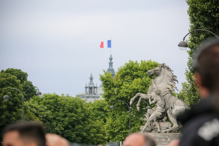 Republikens president Sauli Niinistö deltar i festligheterna med anledning av Frankrikes nationaldag söndagen den 14 juli 2019 i Paris. Värd för besöket är Frankrikes president Emmanuel Macron. Foto: Riikka Hietajärvi/Republikens presidents kansli