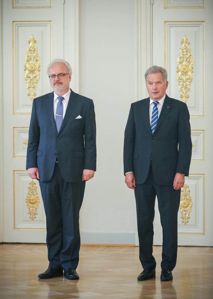 Arbetsbesök av Lettlands president Egils Levits den 28 augusti 2019. Foto: Juhani Kandell/Republikens presidents kansli