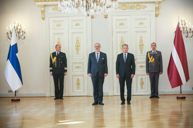 Working visit of President of Latvia Egils Levits on 28 August 2019. Photo: Juhani Kandell/Office of the President of the Republic of Finland