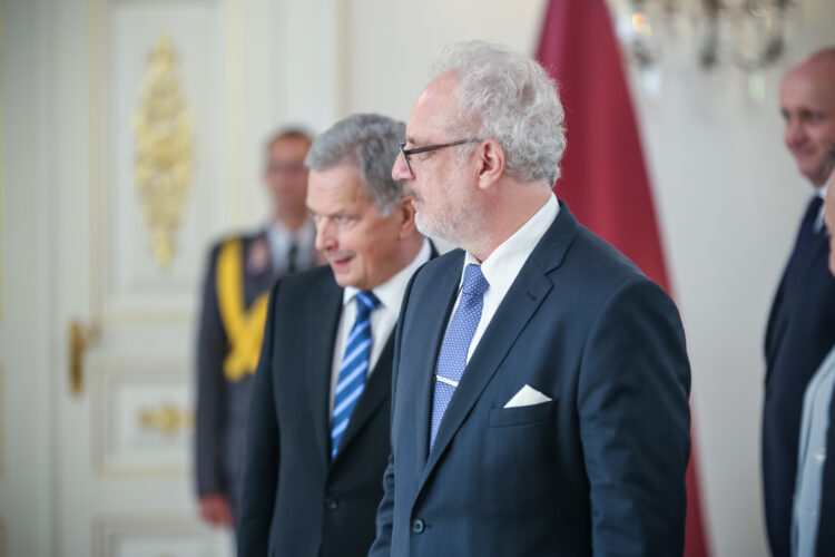 Working visit of President of Latvia Egils Levits on 28 August 2019. Photo: Juhani Kandell/Office of the President of the Republic of Finland