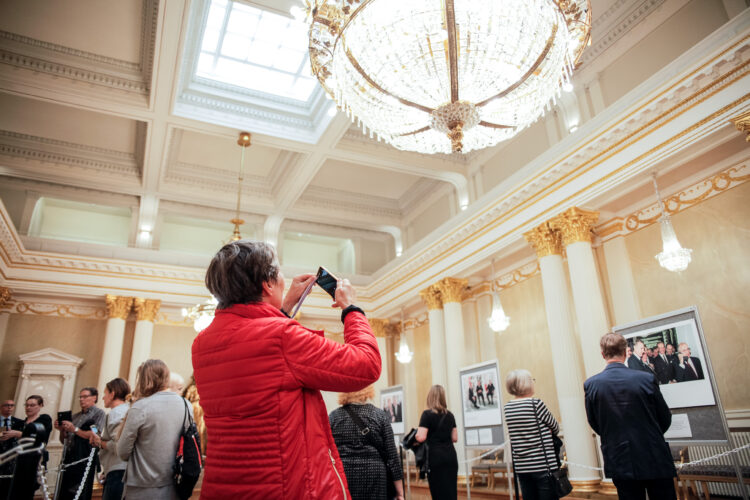 Presidentens slott hade öppet hus den 12–14 september 2019. Foto: Matti Porre/Republikens presidents kansli
