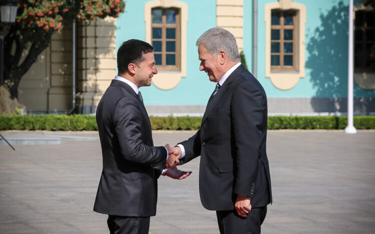 Official visit to Ukraine on 12–13 September 2019. Photo: Riikka Hietajärvi/Office of the President of the Republic of Finland