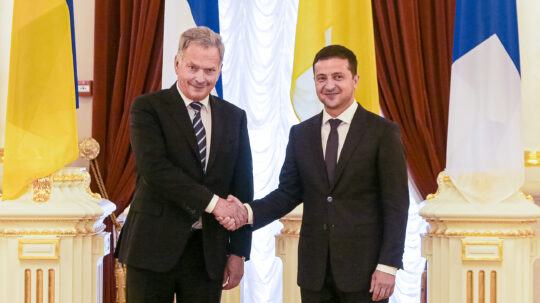 Official visit to Ukraine on 12–13 September 2019. Photo: Riikka Hietajärvi/Office of the President of the Republic of Finland