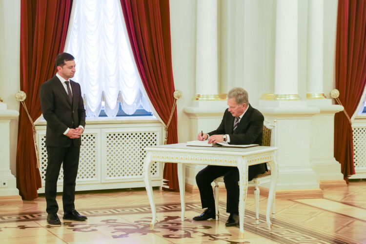 Official visit to Ukraine on 12–13 September 2019. Photo: Riikka Hietajärvi/Office of the President of the Republic of Finland