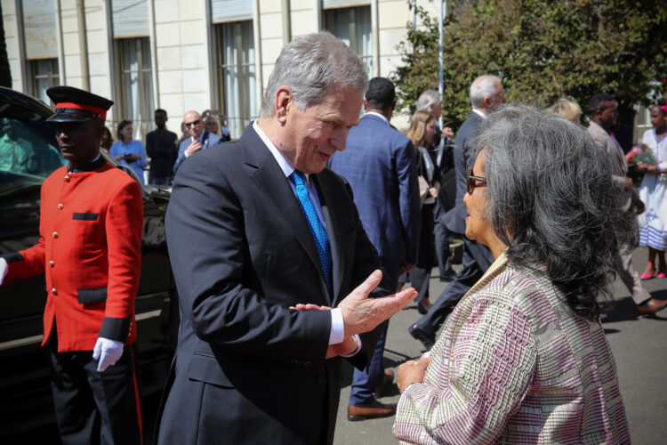 Official visit to Ethiopia on 15-16 October 2019. Photo: Juhani Kandell/Office of the President of the Republic of Finland
