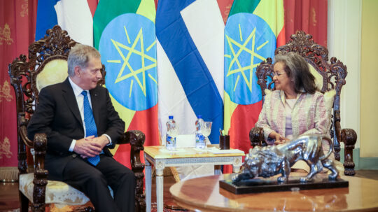 Official visit to Ethiopia on 15-16 October 2019. Photo: Juhani Kandell/Office of the President of the Republic of Finland
