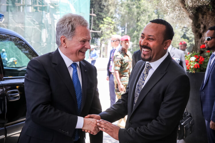 Official visit to Ethiopia on 15-16 October 2019. Photo: Juhani Kandell/Office of the President of the Republic of Finland
